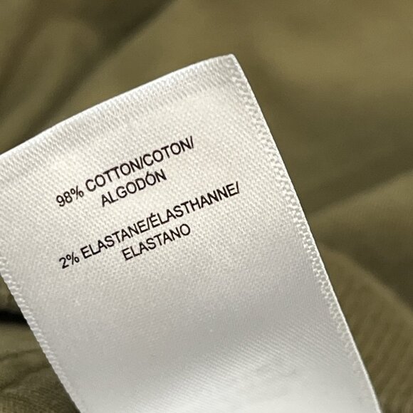 Lucky Brand Vest Women M Army Green Canvas Zip Up Tech Utility Gorpcore Outdoor - Picture 5 of 7